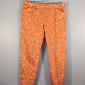 Ralph Lauren Polo Golf Bright Orange Toucan Bird Pants, Sz. 12.